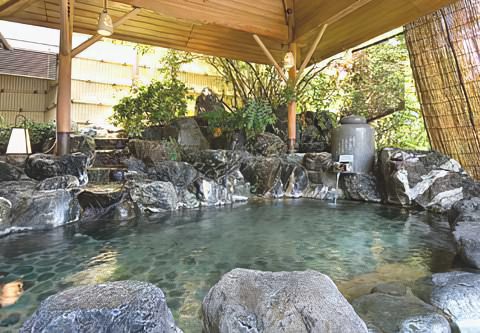 道後温泉 日帰り温泉 愛媛県松山市 ホテル古湧園 露天風呂