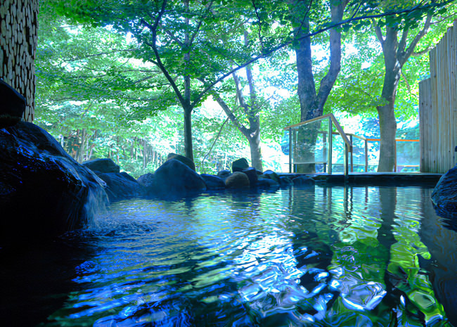結びの宿 愛隣館 花巻 温泉 露天風呂