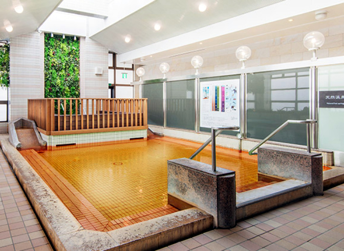 スーパー銭湯 東京 天然温泉平和島 シャイニングスパにある天然温泉風呂
