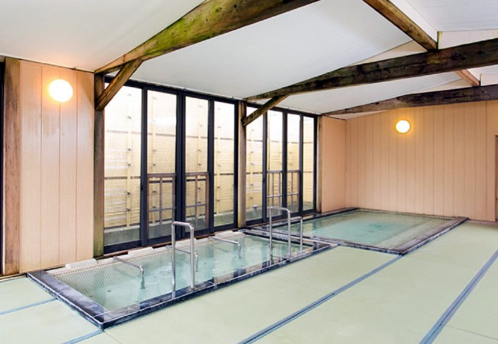 三国観光ホテル 三国温泉 温泉 日帰り 畳を敷きつめた珍しい内風呂